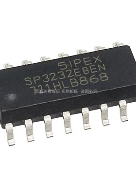 全新原装 SP3232EBEN-L/TR SOIC-16 3.0V-5.5V RS-232收发器芯片