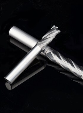 钨钢石墨铣刀4刃金刚石涂层石墨专用数控CNCP加长硬质合金铣刀四