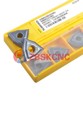 肯纳数控桃型车刀片WNMG080404/08MS KC5010 高硬淬火件调制料