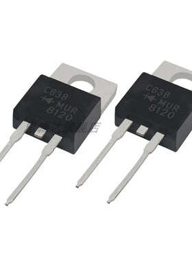 全新正品 MUR8120T/CT TO-220 8A1200V 高压快恢复二极管 MUR8120