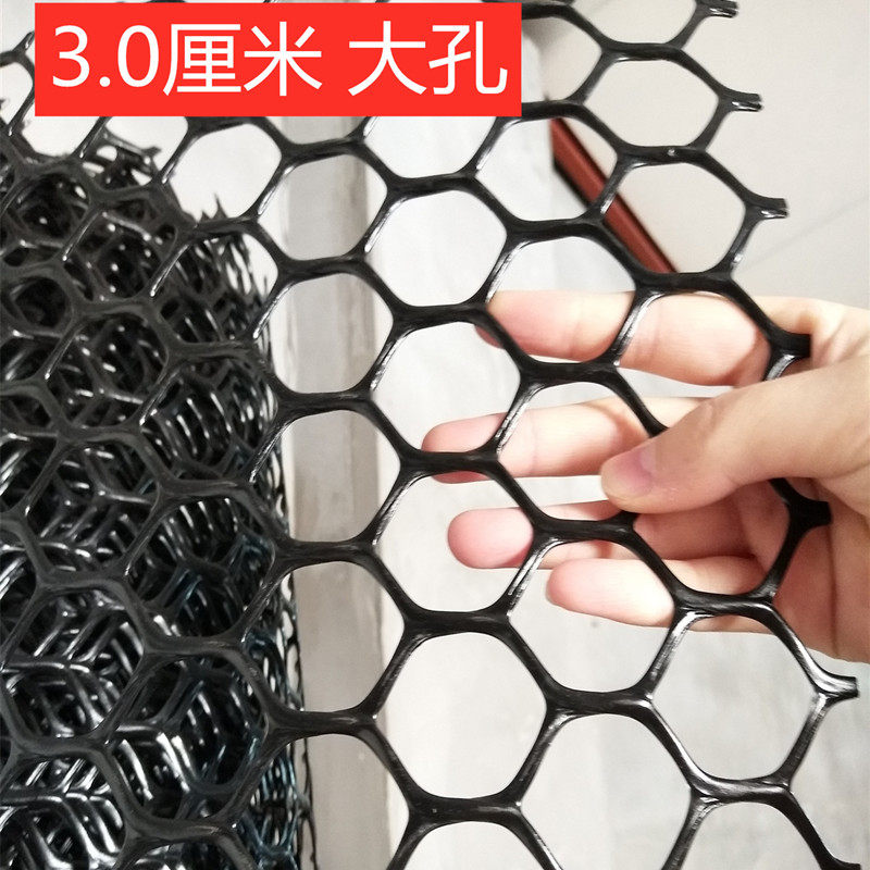 封阳台防猫网大孔塑料网阳台儿童防护网植物爬藤网宠物防坠落网格 - 实物图