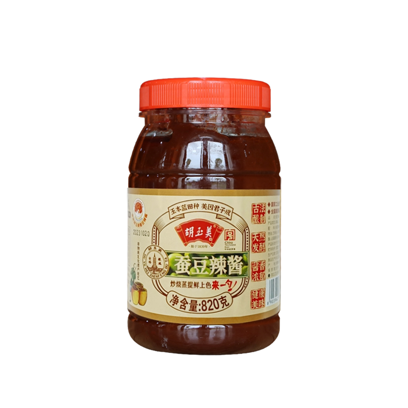 胡玉美820克蚕豆辣酱豆瓣酱