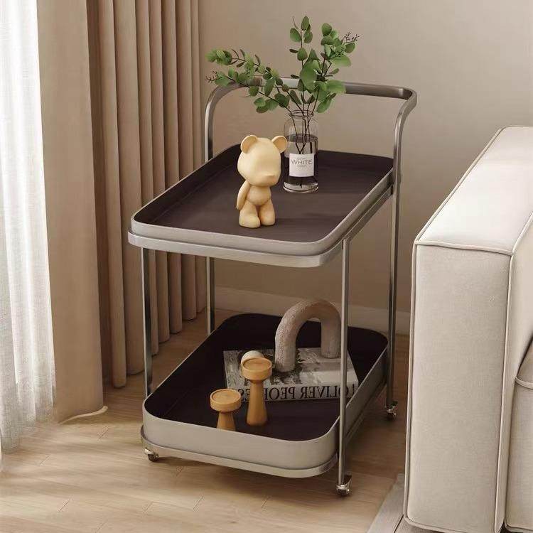 轻奢马鞍皮沙发边几小推车茶几客厅家用角几床头柜带轮置物架收纳,橡塑材料及制品,亚克力管/有机玻璃管,淘宝优惠券,粉丝福利购,淘宝优惠卷