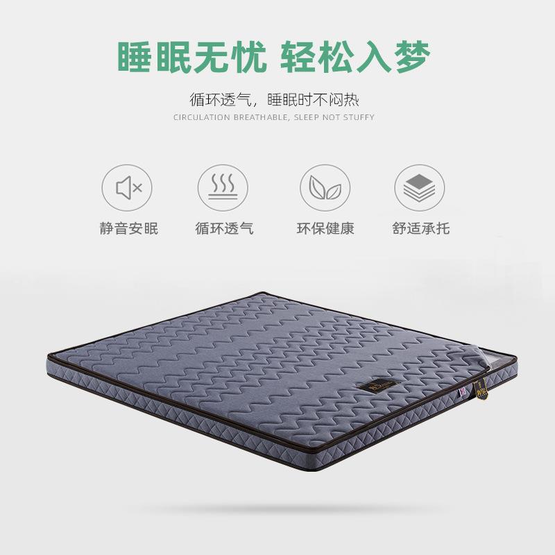 经济型护脊儿童环保偏硬床垫1.2米1.5 1.8天然棕榈3e椰棕垫出租房