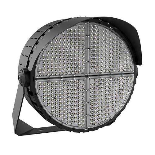圆形鳍片LED投光灯1000W1200W大功率球场灯泛光灯码头港口高杆灯