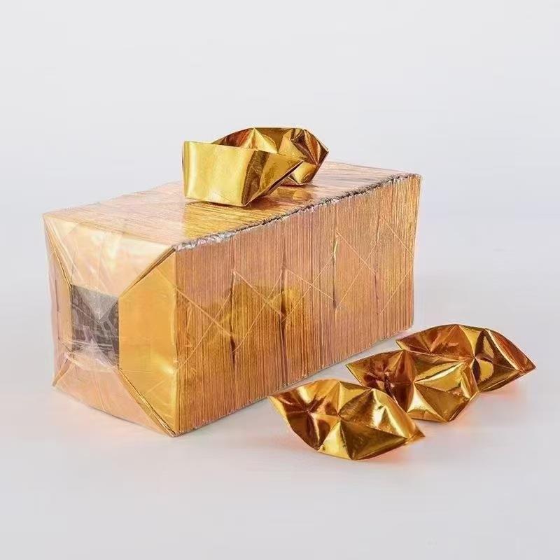 半成品金元宝12 15 一箱三万个 机叠元宝现货 殡葬用品厂家