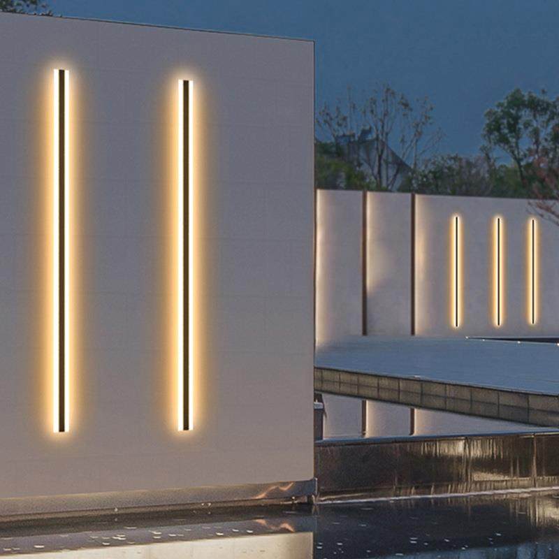 led线条灯大门墙壁花园家用中式户外长条庭院灯极简防水户外壁灯,金属材料及制品,金属加工件/五金加工件,淘宝优惠券,粉丝福利购,淘宝优惠卷