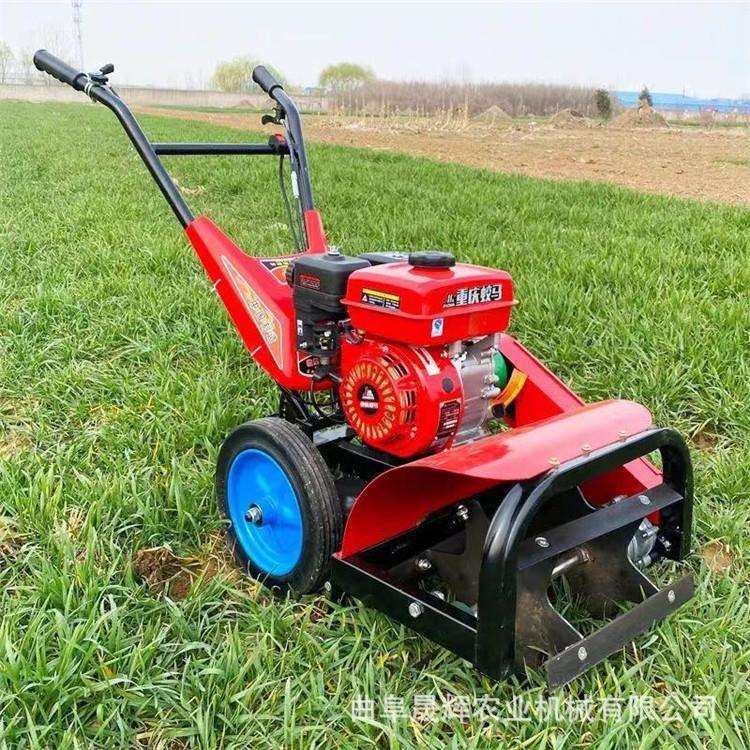 小型汽油锄草机山岭开荒犁地灭草机 自走式手拉启动田园管理机