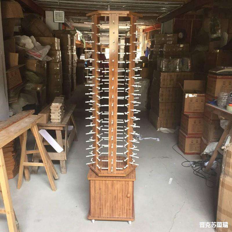 眼镜展示架落地式旋转木质烤漆眼睛展架柜台式太阳镜展示陈列道具