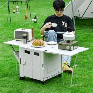 户外露营手推车便携可折叠野营拖车买菜车小拉车购物车取快递家用