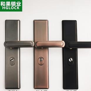 锁具大门家用通用型门把手不锈钢C级锁心防盗门把手 防盗门锁套装