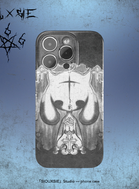 Siouxsie暗黑祈祷简约高级感菲林手机壳适用iPhone15promax保护套苹果13/12mini个性7/8艺术14plus软壳小众壳