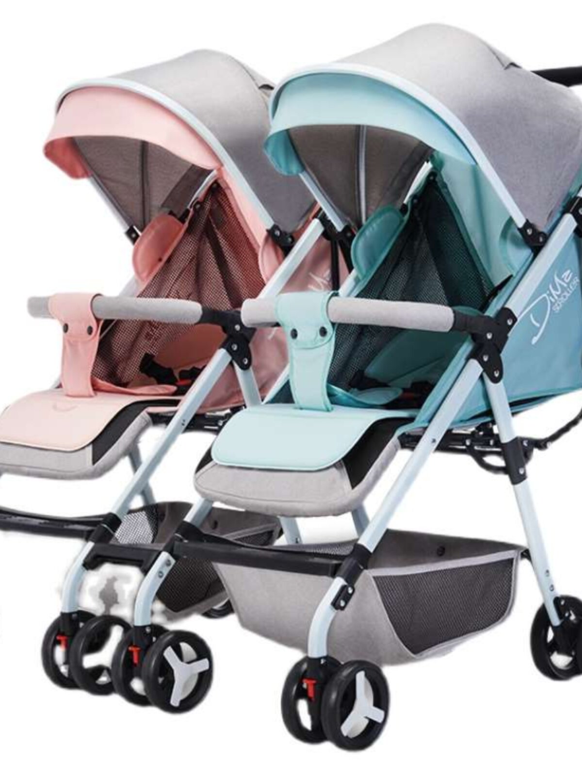 新品迪马双胞胎婴儿推车可坐躺可拆分超轻便携折叠小宝宝婴儿手推