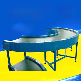 90度转弯机输送机无半径180度滚筒转弯机输送带流水线转弯输送机