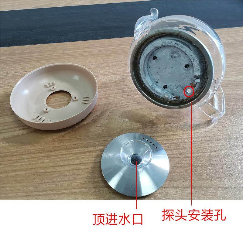 底部上水玻璃烧水壶单壶配件全自动电热水壶茶台茶吧机电泡茶炉茶