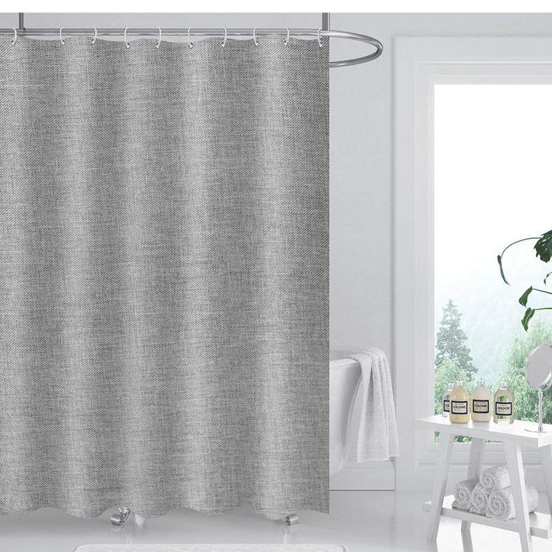 240克重超厚亚麻纯色浴帘涤纶布防水防霉卫生间浴帘窗帘隔帘门帘,家庭/个人清洁工具,浴帘,淘宝优惠券,粉丝福利购,淘宝优惠卷