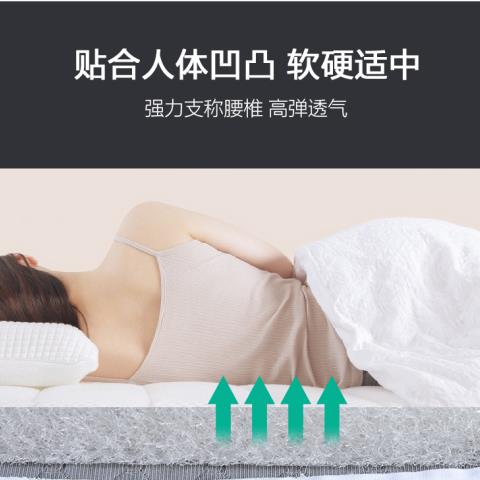 健康黑科技4D空气纤维床垫折叠透气可水洗可定制酒店宿舍瑜伽飘窗