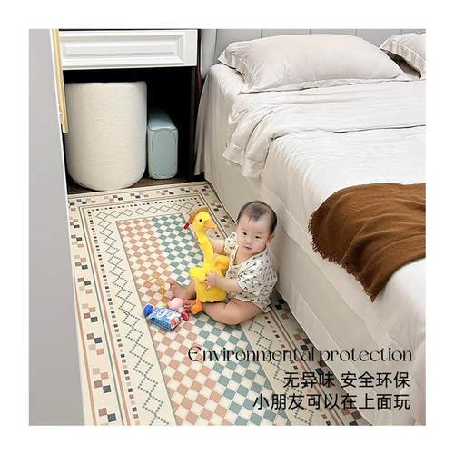 地毯卧室床边毯法式覆古房间免打理飘窗垫客厅隔音垫加厚防滑地垫