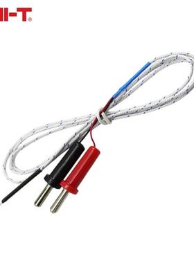 优利德UNI-TUT-T10K万用表K型热电偶温度测试探头点式表笔插