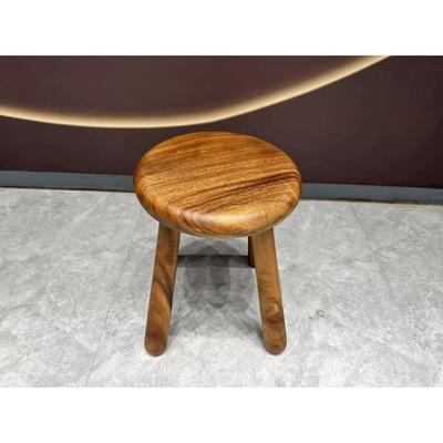 胡桃木实木小凳子家用创意矮凳手工复古客厅简约中式北欧