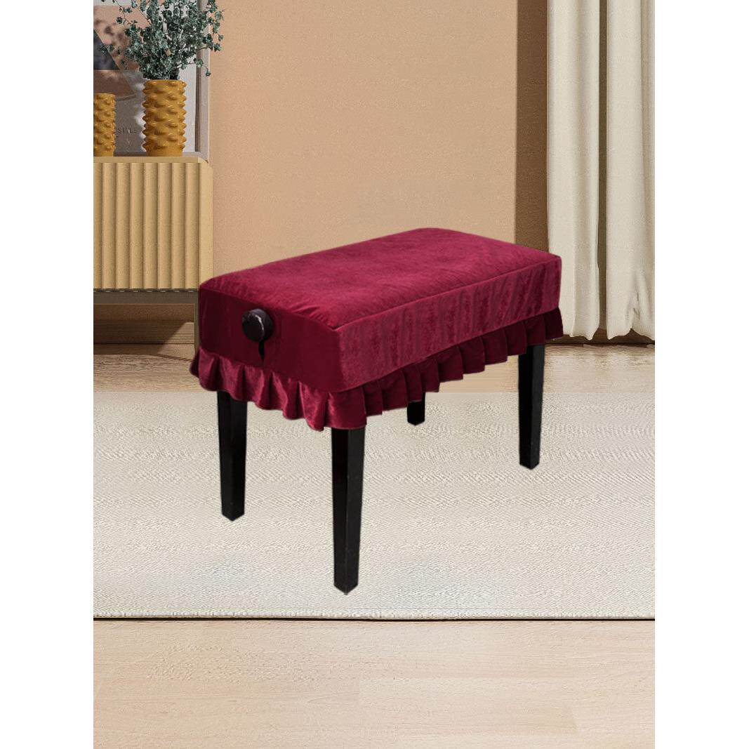 金丝绒钢琴罩凳罩钢琴凳脚套单人凳罩双人凳罩套升降凳罩地毯包邮