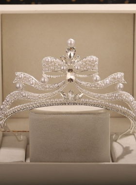 英国netx rtxr皇冠儿童头饰公主高级感表演钢琴女童宝宝生日礼物