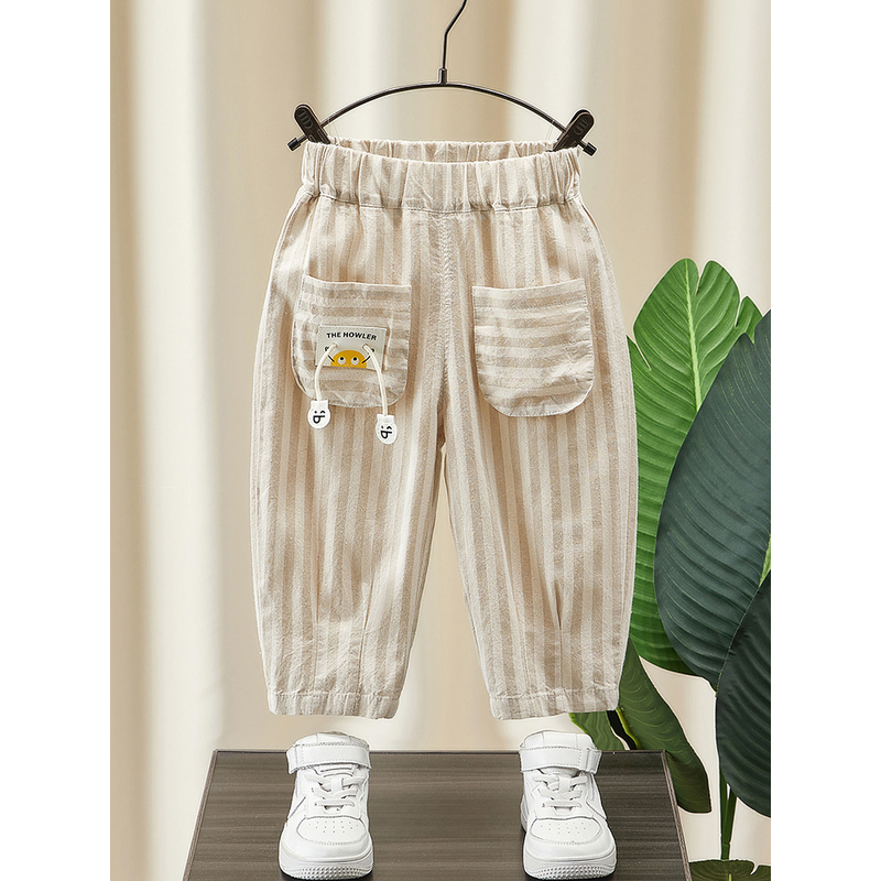 英国NextRoad男童裤子薄款夏季男宝宝长裤小男孩夏天儿童装防蚊裤