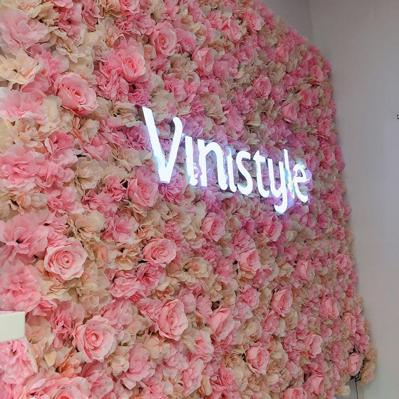 植物墙 婚庆玫瑰花墙 墙壁装饰花排成品花朵墙背景网红墙