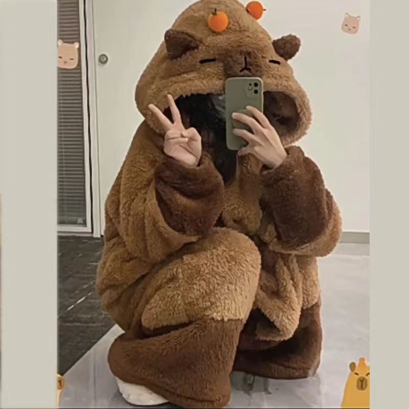 特价！！卡皮巴拉水豚睡
