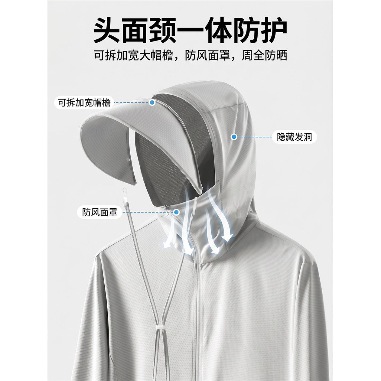 夏季防晒服女上衣超薄透