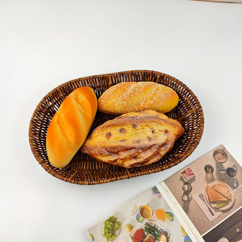 北欧风水果盘仿藤编零食