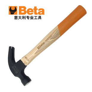 意大利进口BETA木柄羊角锤榔头锤子铁锤起钉锤安全锤五金工具木锤