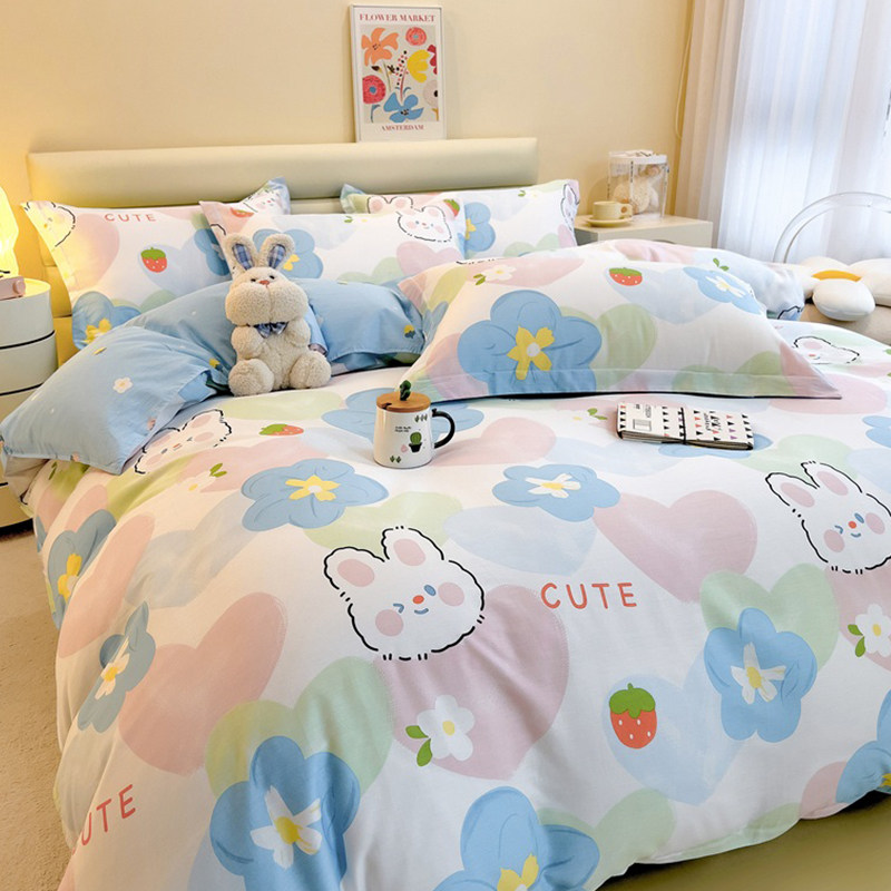 新全棉被套单件150x200vx230学生宿舍单人纯水洗棉纯棉被罩被单双,床上用品,被套,淘宝优惠券,粉丝福利购,淘宝优惠卷