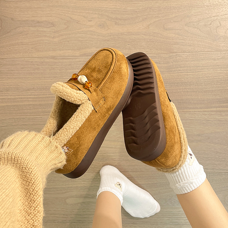 回力加绒毛毛雪地靴女2025冬季