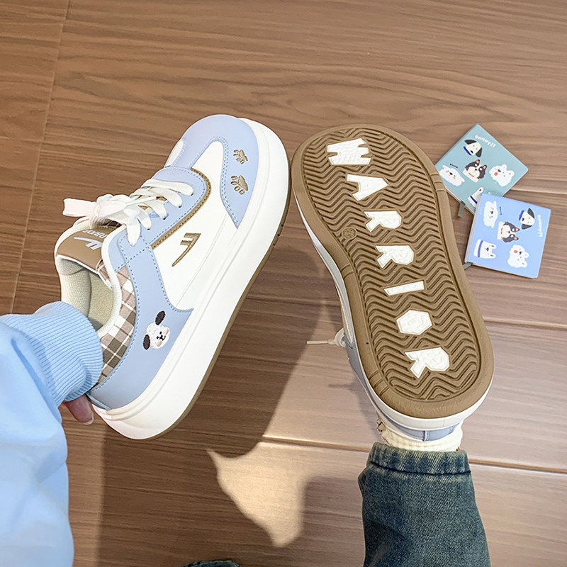 回力可爱原创童趣小狗厚底板鞋女2026春季新款爆款学生百搭小白鞋,女鞋,休闲板鞋,淘宝优惠券,粉丝福利购,淘宝优惠卷