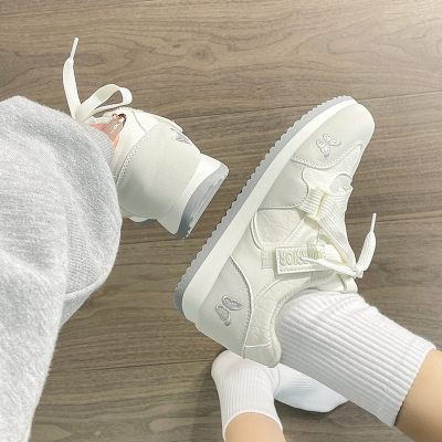 回力2025冬季新款加绒厚底德训鞋