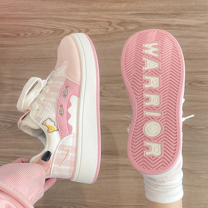 回力猫咪小鱼厚底板鞋