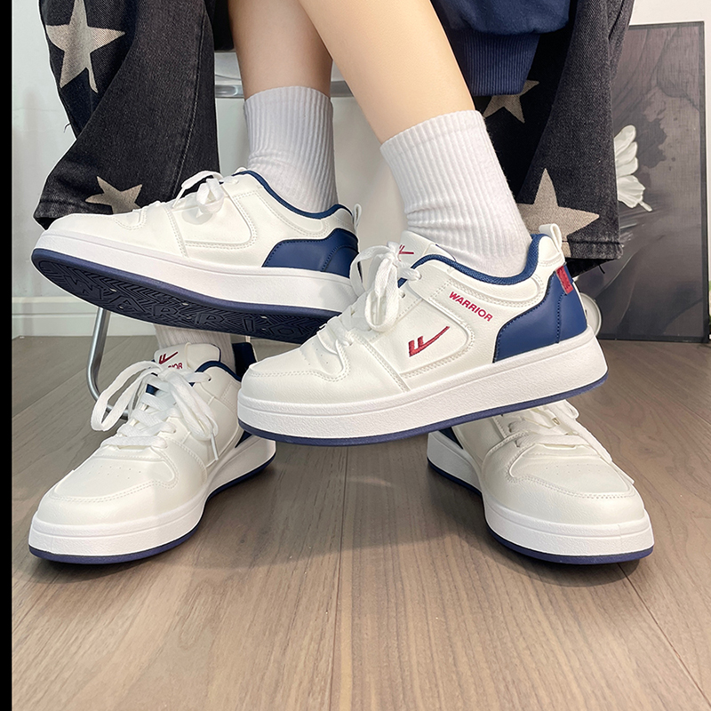 回力厚底情侣小白鞋男女同款