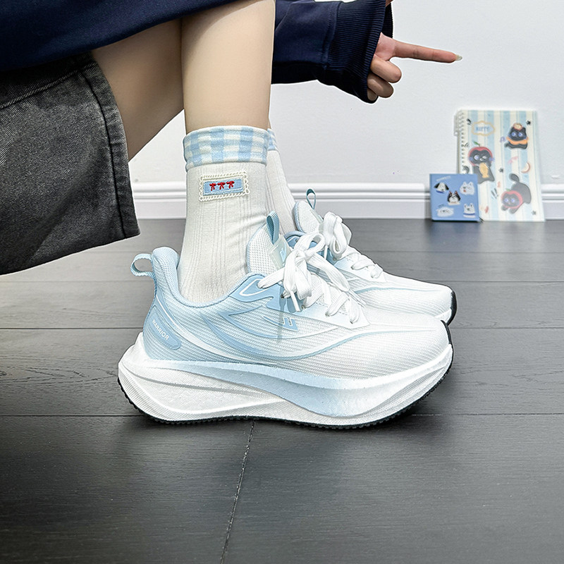 回力蓝色飞织运动鞋女2026春季新款网面透气软底轻便初中生体考鞋,女鞋,休闲板鞋,淘宝优惠券,粉丝福利购,淘宝优惠卷