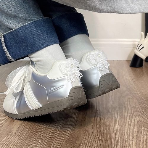 回力2025新款芭蕾风拼色德训鞋