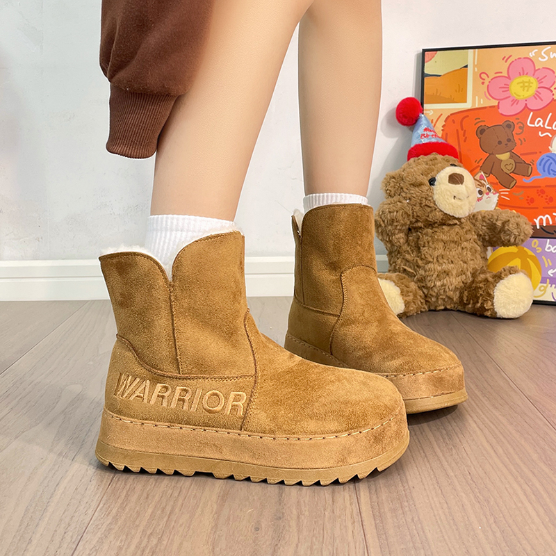 回力2025新款加绒加厚雪地靴