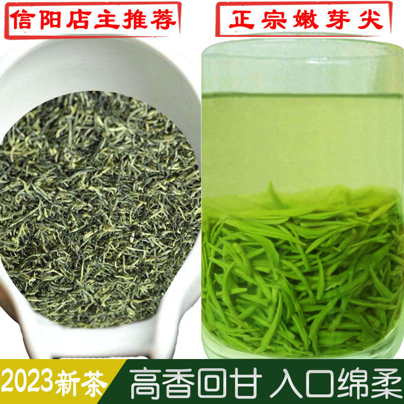 正宗2023新茶信阳毛尖茶叶明前嫩芽125g250g500g散装初芽河南绿茶