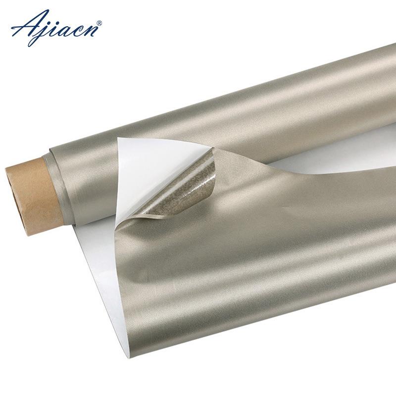 Ajiacn防辐射隔离基站抗电磁干扰金属导电屏蔽布面料带胶AJ018