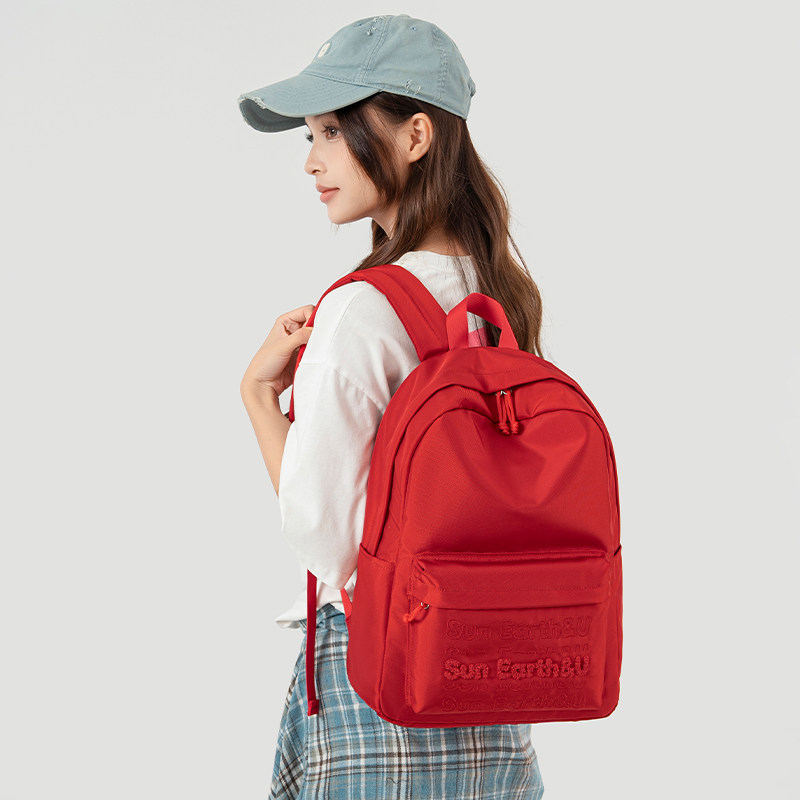新款日本专柜正品双肩包女学生书包大容量简约背包旅行电脑包轻便