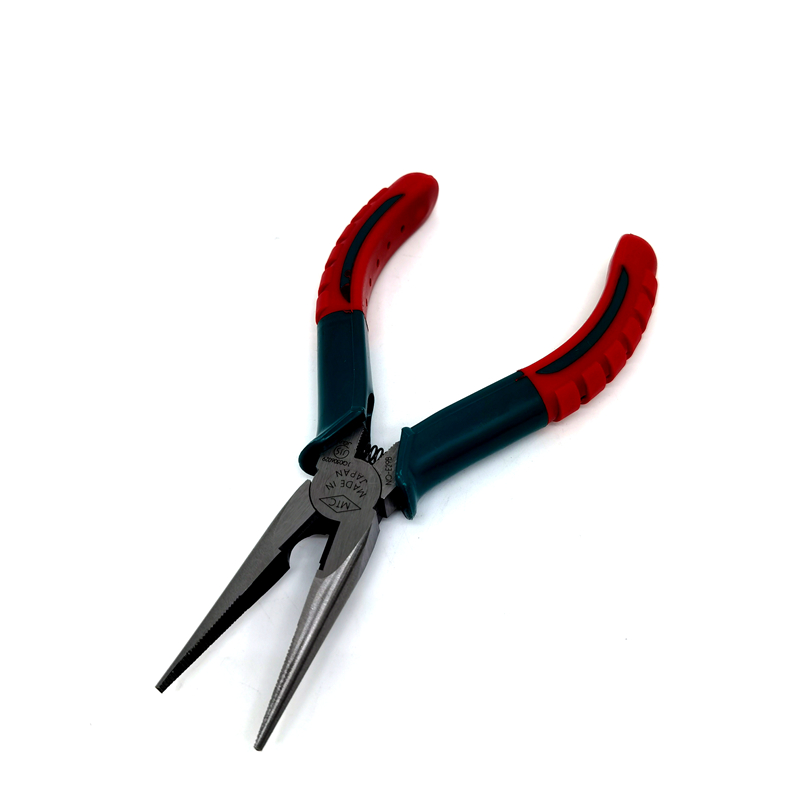 原装日本MTC-E29AB6寸尖嘴钳防滑手柄 多用尖咀钳有牙电工钳剥线