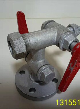 锅炉双色水位计法兰考克 s慈溪平板液位计旋塞上下阀门 DN25