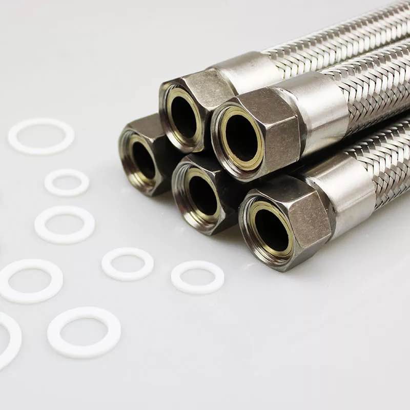 304不锈钢波纹管钢丝金属软管耐高温高压蒸汽P管工业编织网4分6分