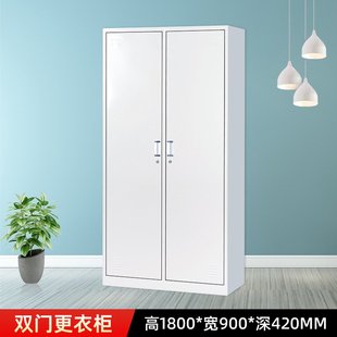 柜带锁储物柜浴室多门铁皮柜学生宿舍衣服收纳柜厂家 钢制更衣柜鞋