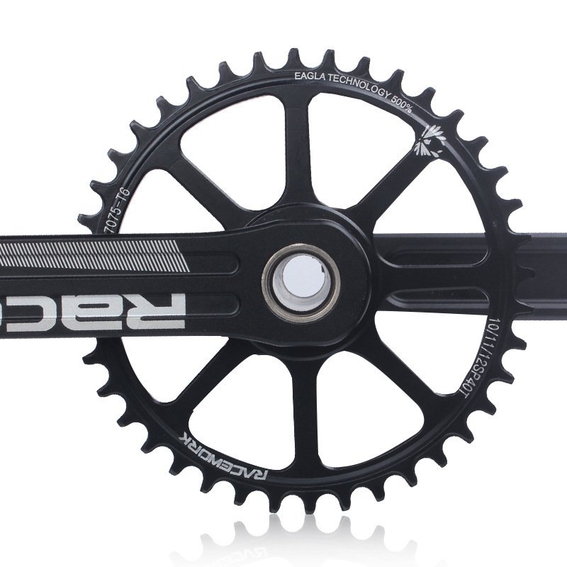 RACEWORK 公路车牙盘 中空一体直装单盘40/42T 折叠车10/11速牙盘