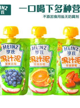 婴幼儿辅食果泥水果泥Heinz/亨氏